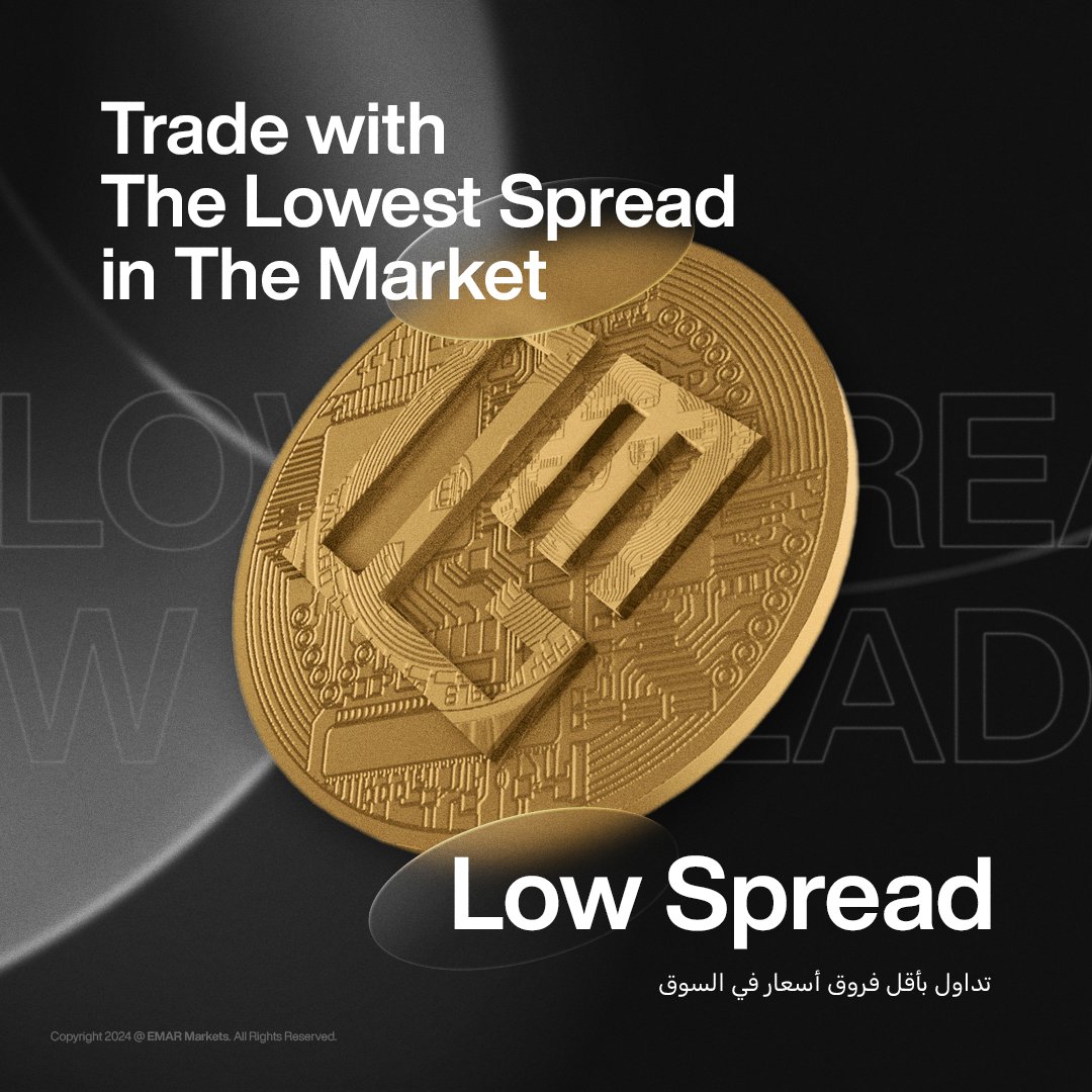 EmarMarkets's tweet photo. "Master the markets with precision!". Trade with the lowest spreads for maximum efficiency and profitability. 📈🌐 #EmarMarkets #SecureYourWealth https://t.co/JBrLckFKEq