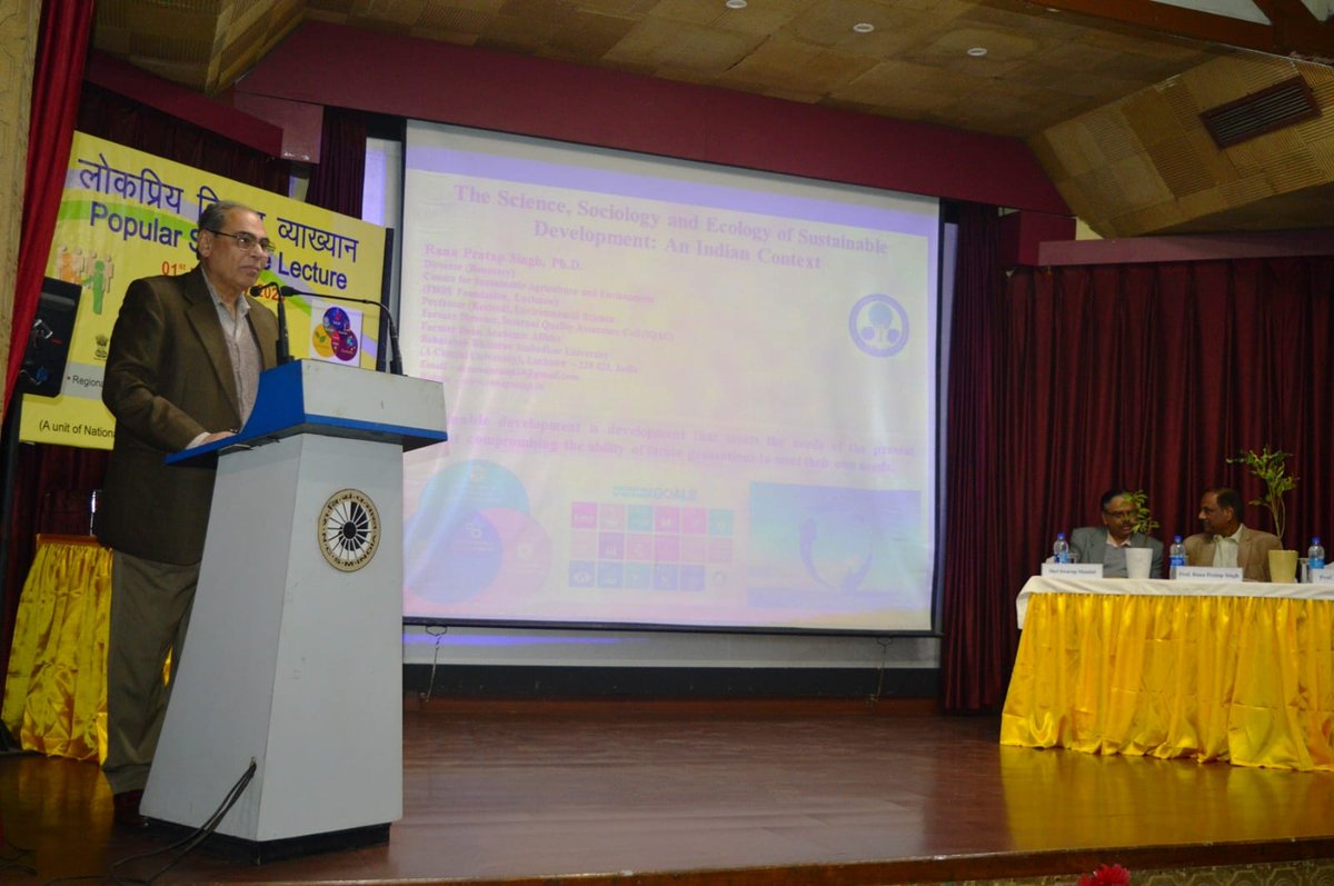 ncsmgoi's tweet image. A #PopularScienceLecture was organised by @city_lucknow, a unit of @ncsmgoi, @MinOfCultureGoI, in collaboration with The National Academy of Sciences, India (NASI), #Lucknow Chapter, on February 01, 2024.