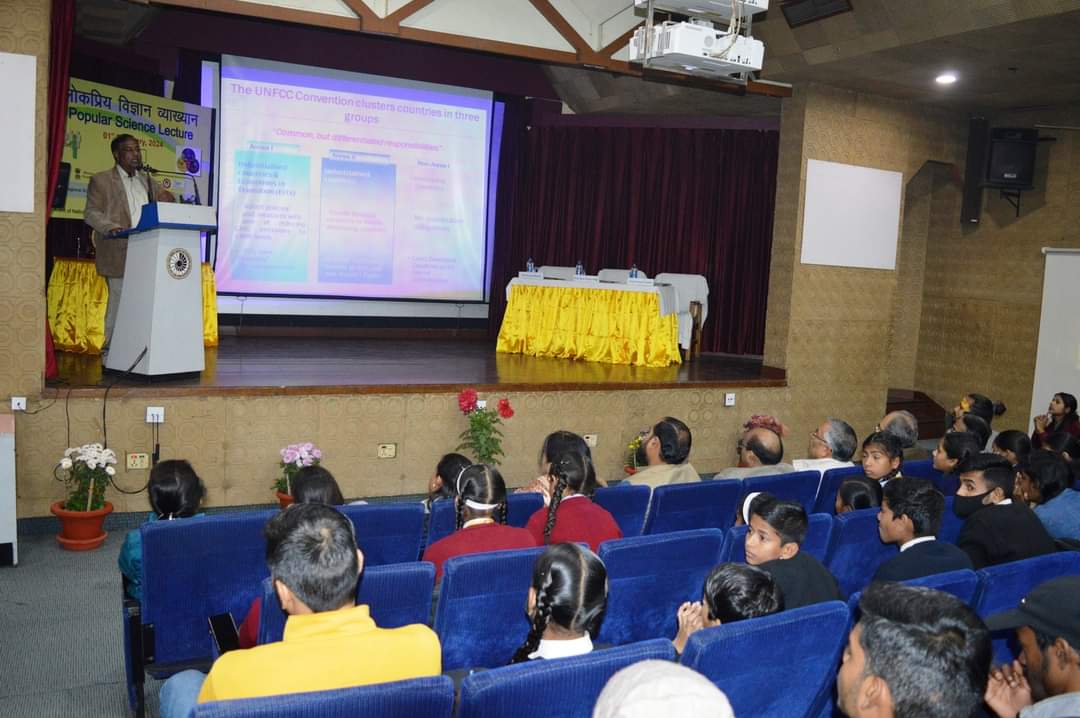 ncsmgoi's tweet image. A #PopularScienceLecture was organised by @city_lucknow, a unit of @ncsmgoi, @MinOfCultureGoI, in collaboration with The National Academy of Sciences, India (NASI), #Lucknow Chapter, on February 01, 2024.