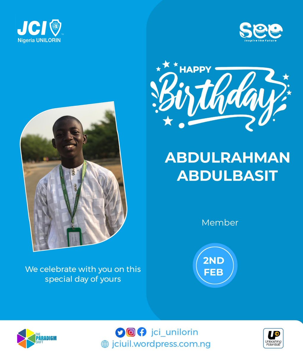 JCIN_UNILORIN's tweet photo. It's Raining Birthdays😅✌️
Birthday feelings are one of the most beautiful feelings in one's lifetime. You could imagine the kind of feeling flowing through the Local Organisation right now?
#Harmony24
#UnleashingPotentials
#JCINUNILORIN
#REVAMP
#BetheStory
#SEnD
#JCINigeria https://t.co/pt7BMS0pH8