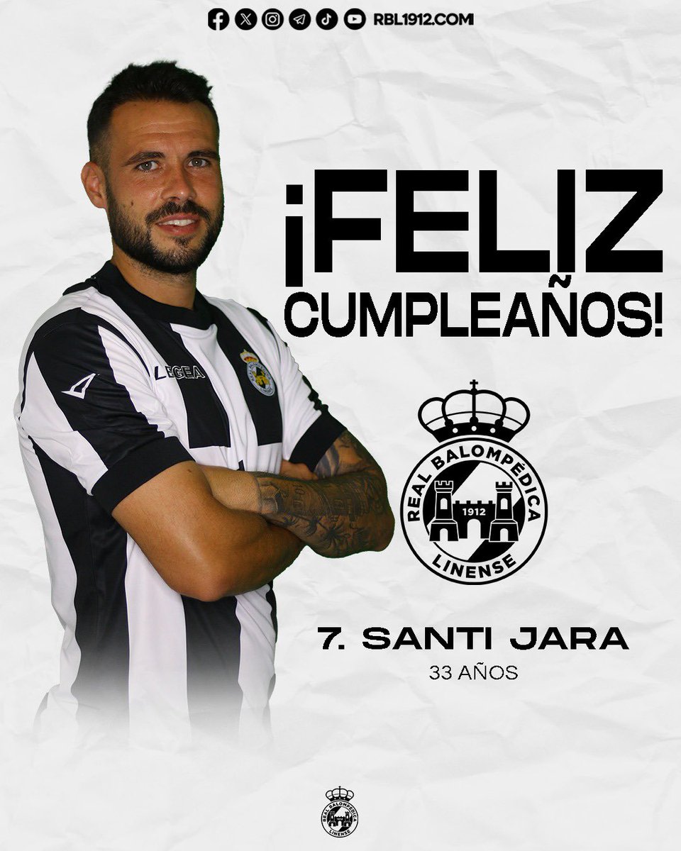 🥳 No paramos con los cumpleaños.

🎂 ¡Felices 33, Santi!

⏳ Muchas ganas de verte de nuevo sobre el césped.

#SinLímites🤍🖤
