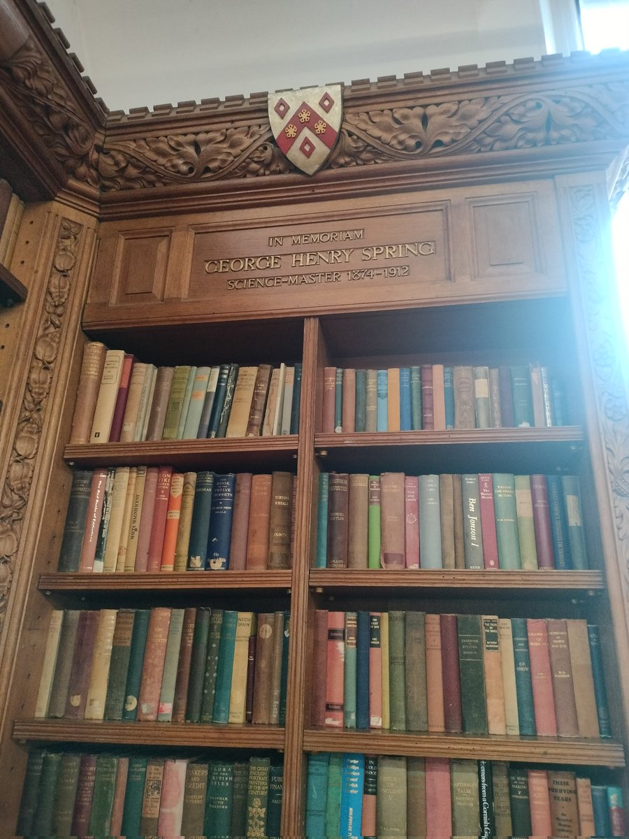 G.H. Spring (1849-1921) taught science for 38 years during a time of great change, living at NC with his family. He left the school with 'the example of a great faith, a great courage and a splendid sense of duty'. £100 was raised for a memorial and science books in the library.