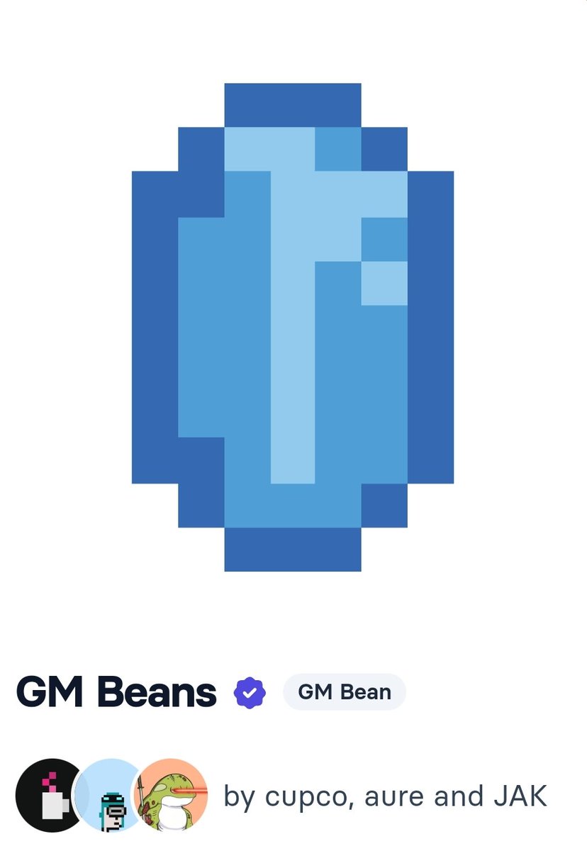 🚨GIVEAWAY🚨 24hrs

Blue 🔵 GM bean from <a href="/_CupCo/">CUP ☕️🆙⛓️</a> up for grabs for FREE

Like, Repost, Follow <a href="/VeveMarcus/">$VeveMarcus⭕🐍🆙</a>

#lukso $lyx 🆙