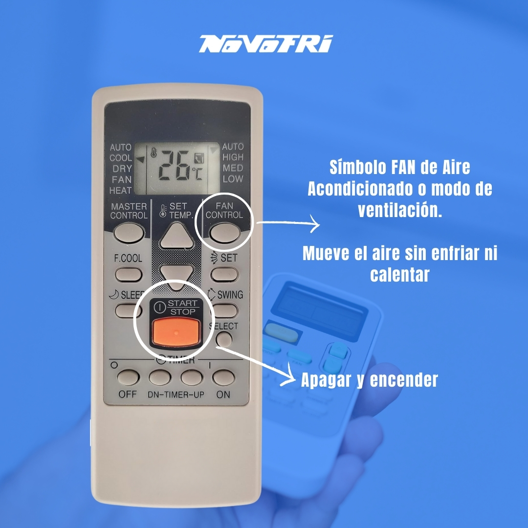 NovofriSL's tweet photo. ¿Sabes como usar el mando de tu aire acondicionado? 📲 Los mandos son distintos para cada marca, pero muy similares entre ellos. Los botones y símbolos suelen ser iguales. Si tienes cualquier duda con tu mando... pregúntanos y te ayudamos!! 📝 https://t.co/VLHxgUQus3