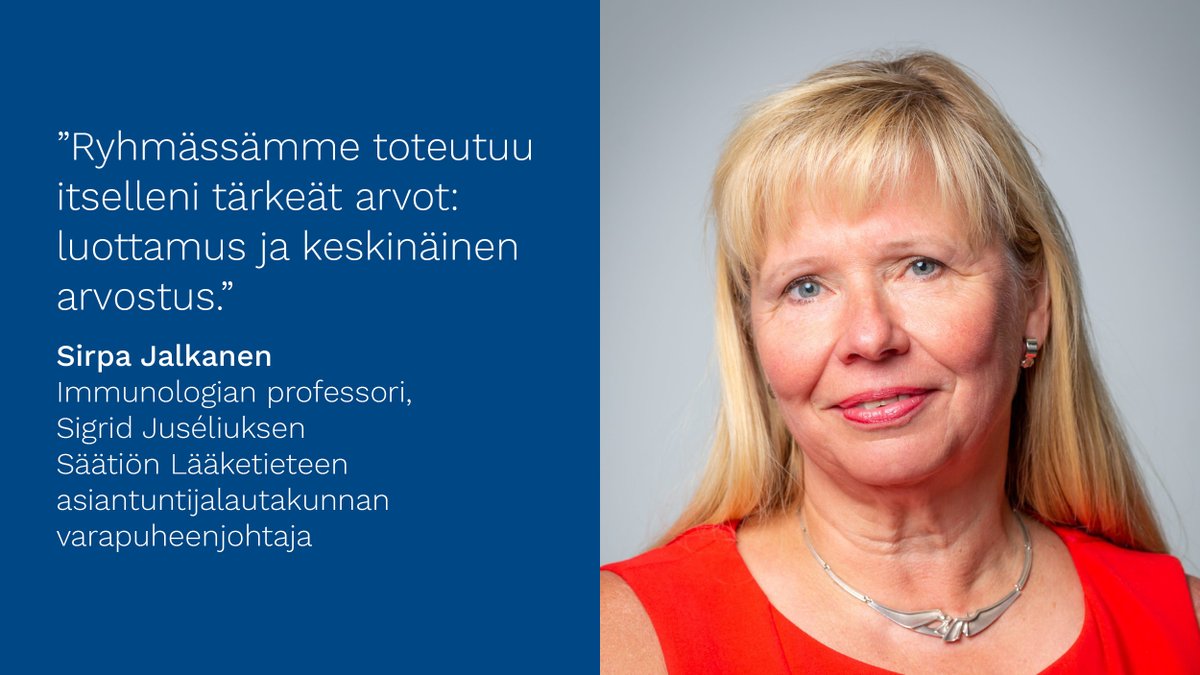 Sirpa Jalkasen tutkimusryhmän pitkäjänteinen tiimityö on tuottamassa parhaan mahdollisen tuloksen: uuden lääkkeen, joka rajoittaa syövän leviämistä.

Lue artikkeli: sigridjuselius.fi/ajankohtaista/…

#WorldCancerDay #syöpäpäivä #säätiötekoja
@SinaTadayonn @InFLAMES_Health