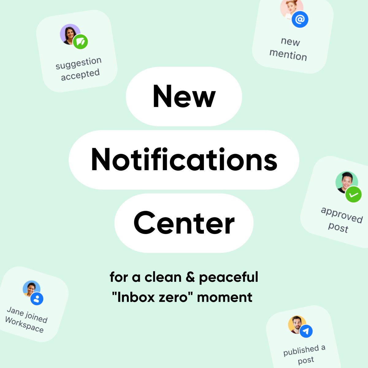 Our resolutions are always around how we can make content management more efficient. The latest step towards this? An enhanced Notifications center. 🎉🎉🎉 #inboxzero