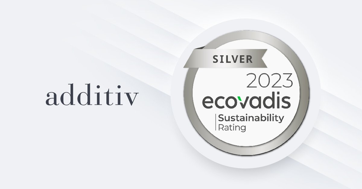 additiv (@additivag) on Twitter photo 🏅 additiv has secured the <a href="/ecovadis/">EcoVadis</a>  Silver Medal for the 2nd consecutive year. In the 2023 assessment, additiv ranked in the top 25% of companies across key sustainability dimensions.
#sustainability #ESG #impactinvesting 🏅 additiv has secured the <a href="/ecovadis/">EcoVadis</a>  Silver Medal for the 2nd consecutive year. In the 2023 assessment, additiv ranked in the top 25% of companies across key sustainability dimensions.
#sustainability #ESG #impactinvesting
