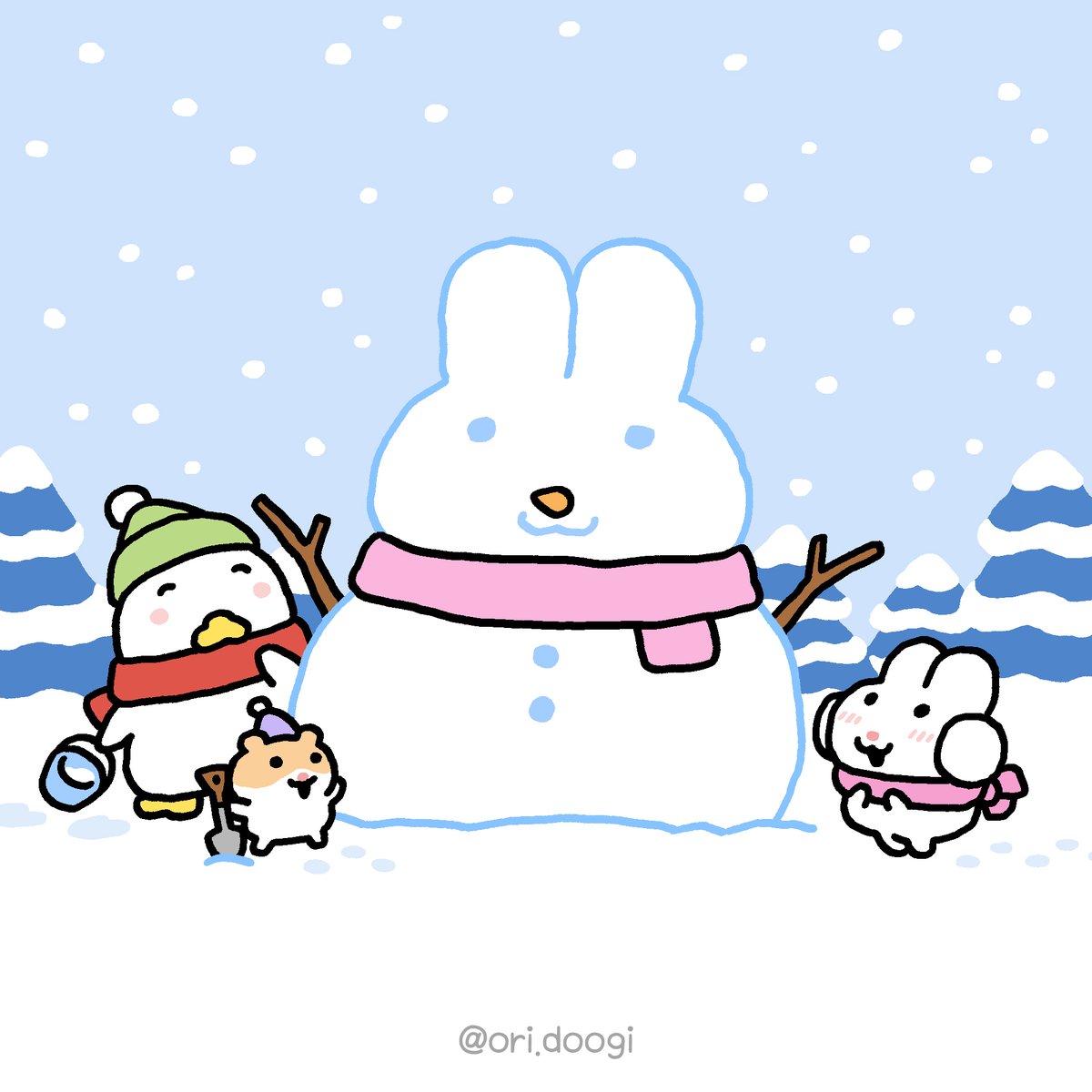 nextminini's tweet photo. 一緒にいれば寒くない💕
もうすぐLINEで！

#doogi #두기 #ドギ #LINEスタンプ #NMP #nextmininiproject #おすすめ #おすすめLINEスタンプ https://t.co/rQnvuUuICX