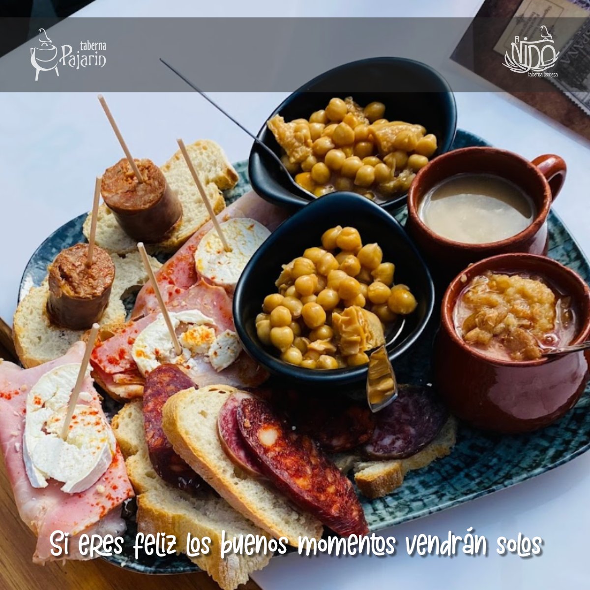 taberna_pajarin's tweet photo. Por fin es viernes!
Buenos momentos y buenas tapas! Porque tú te lo mereces!
#TabernaPajarin #BarrioRomantico #Leonesp #cerveza #vinos #tapas #raciones #calidad #terrazacalefactada #sanviernes https://t.co/GETA4KFDAg