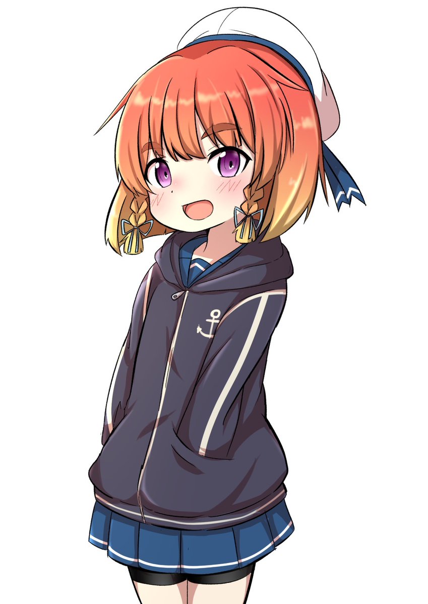 択捉(艦隊これくしょん) 「パーカーロフチャン」|ラクト89🐸海防艦オンリーA-01のイラスト
