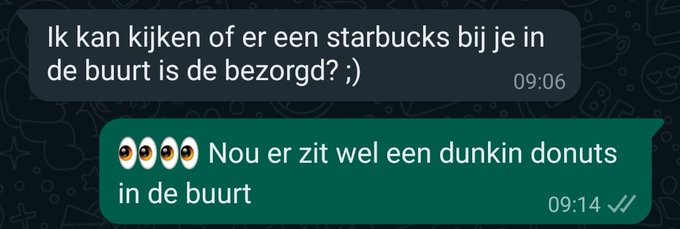 En zo hoort mijn dag elke dag te beginnen, ik heb vannacht niet kunnen slapen en een van mijn subs kwam