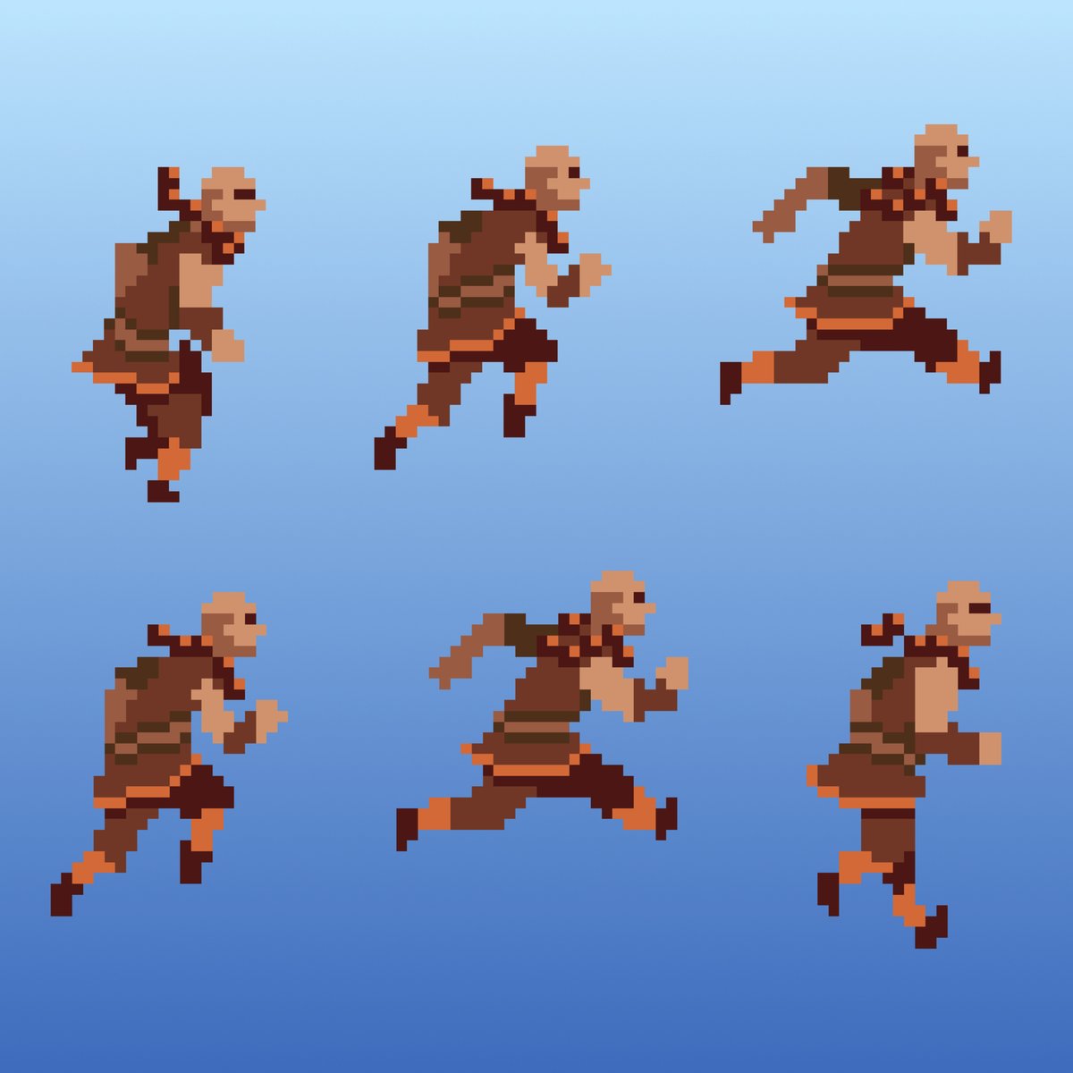 Easily import existing pixel art animations for further editing using the gif and sprite sheet import options in Pixelmash! One of many new features added in this last year—try it out via nevercenter.com/pixelmash #pixelart #pixels #ドット絵 #픽셀아트 #dotpict #gamedev #gameart