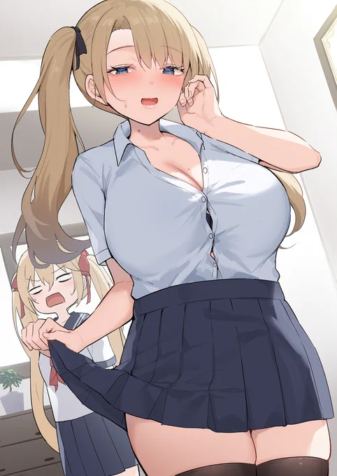 「ま、まだ着こなせるかしら…」#ツインテールの日 
