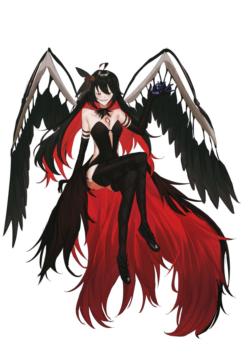 Elisbian_'s tweet photo. veliona but shes wearing devil homura clothes 😭🙏

#seele https://t.co/3H1A7fOY4L