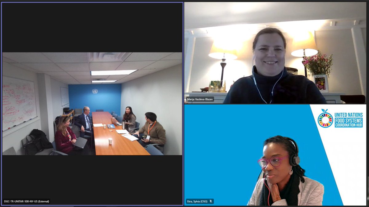 🌍 A pleasure to meet with <a href="/felipepaullier/">Felipe Paullier</a> &amp; <a href="/UNYouthAffairs/">UN Youth Office</a> to brainstorm exciting new ways to boost #youth involvement in global #FoodSystems transformation. Together, we're striving for meaningful and authentic youth engagement to create a sustainable future! 🌱