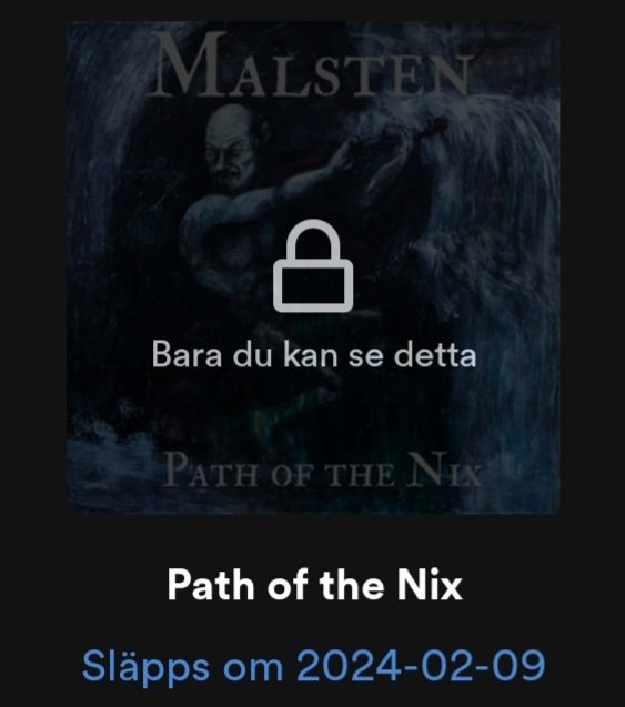 Malsten1's tweet photo. Only one week now until the second single "Path of the Nix" from our upcoming album will be released!
#malsten #malstenband #malstendoom #thehauntingofsilvakramill #ritesofpassage #doom #doommetal #heavymusic #svartrecords https://t.co/oVGPGRioJj