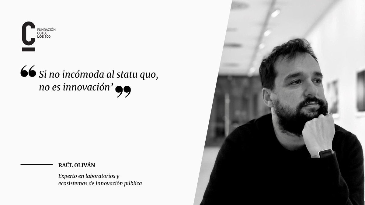 raulolivan's tweet photo. Me hace mucha ilusión compartiros que me han invitado a ser parte de los #100deCotec

Siempre he pensado que los 100 eran lo más parecido que tenemos a una ‘Academia de la Innovación’, con mucha gente llamada a imaginar el rumbo de todo un país. 

 Es un inmenso honor. Gracias ♥️ https://t.co/1W7FtMvSsF