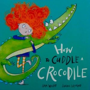 JillBennett18's tweet photo. #RedReadingHub’s choice for #picturebook of the day is the wildly imaginative #HowtoCuddleaCrocodile #samwilde illust. @sarahhorne9 @OxfordChildrens - see review on the blog  https://t.co/yvAiXezOb8 https://t.co/304jPUvAB7