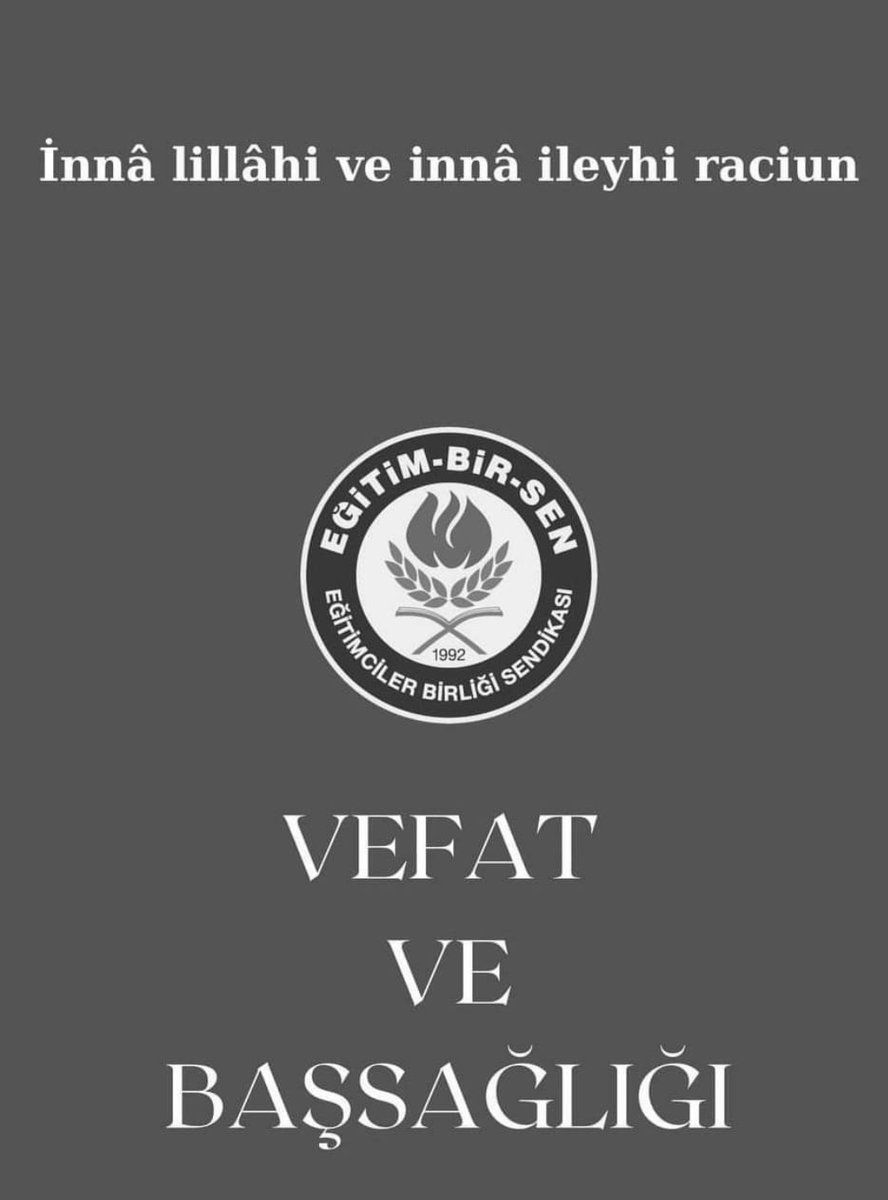 Atakum Halk Eğitim Merkezi Rehber Öğretmeni Aydın GENÇ’in babası hakkın rahmetine kavuşmuştur. Cenazesi 03.02.2024 cumartesi günü öğle namazına müteakip Terme Gölyazı aile kabristanlığına defnedilecektir. Merhuma Allah'tan rahmet,yakınlarına başsağlığı diliyoruz.