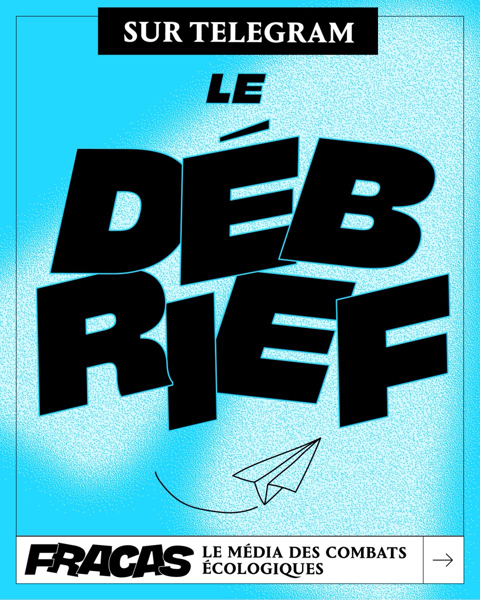 En attendant notre campagne de lancement, retrouvez le débrief politique de <a href="/FracasMedia/">Fracas</a> sur notre boucle Telegram !  
🪢 t.me/fracasmedia