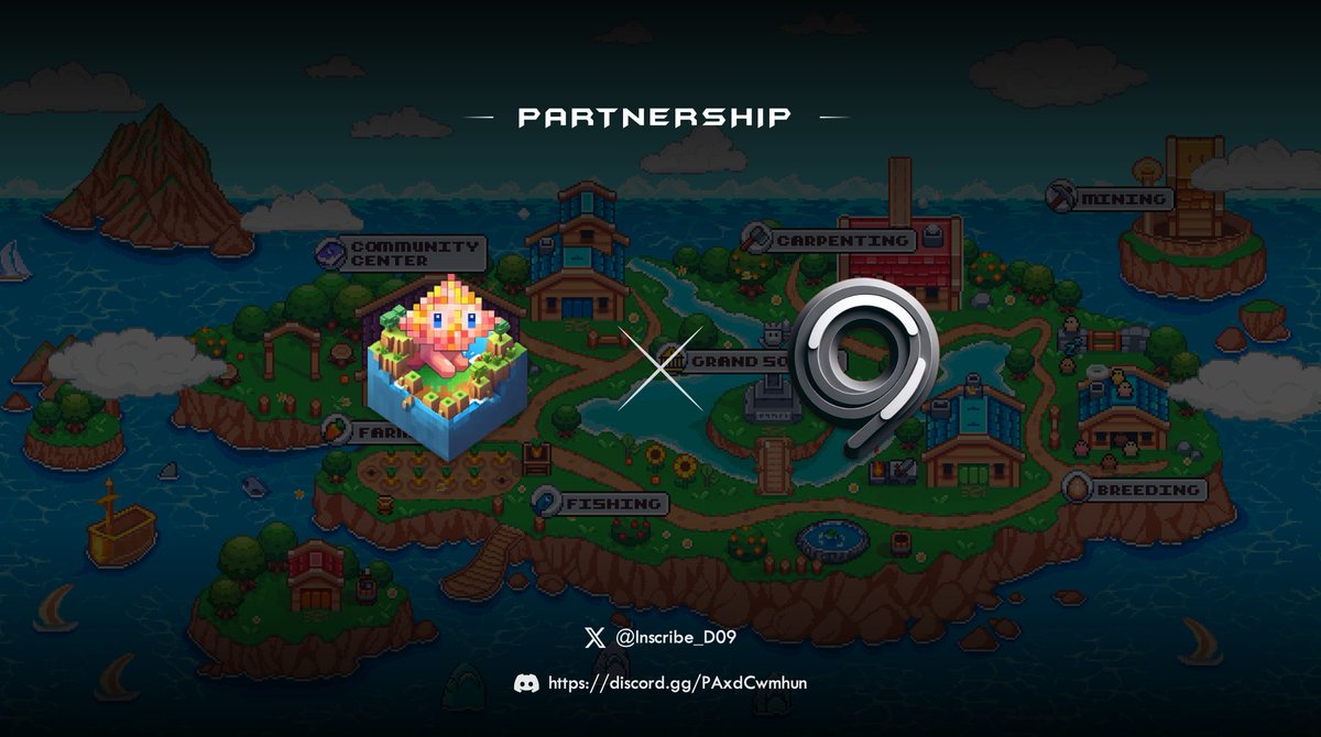 Inscribe_D09's tweet photo. 🥳 We are delighted to share the exciting news of our collaboration with @Pixel_islands 

🧑‍🌾#PixelIslands a pixel-style fully on-chain Web3 game.

We will build together to the development of #Web3 https://t.co/a7BbJfh0kB