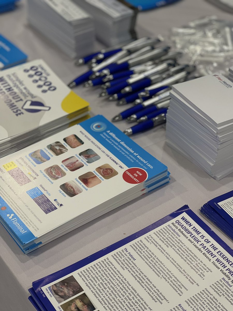 Sussex ICB formulary launch day is well underway at Brighton general hospital this morning. If you’re a nurse in the Sussex area then do pop by to learn how Flaminal can help with many wound types like leg ulcers, pressure ulcers, surgical wounds and cavities (under TVN guidance)