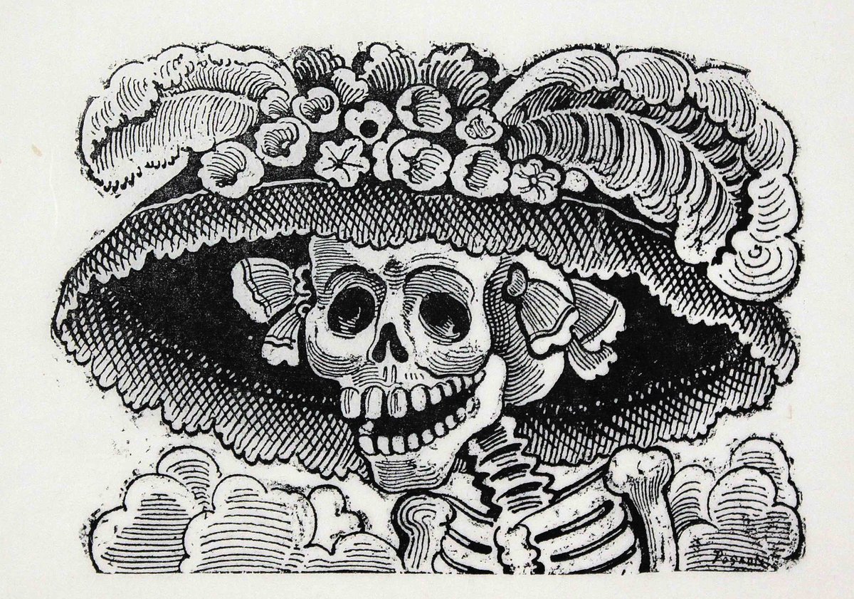Caricaturista, grabador y precursor del movimiento nacionalista José Guadalupe Posada es considerado uno de los creadores de la iconografía mexicana. Su obra suma más de 20 mil grabados. Lo recordamos en el aniversario de su natalicio.

🖼️: La Calavera Garbancera, J.G.P