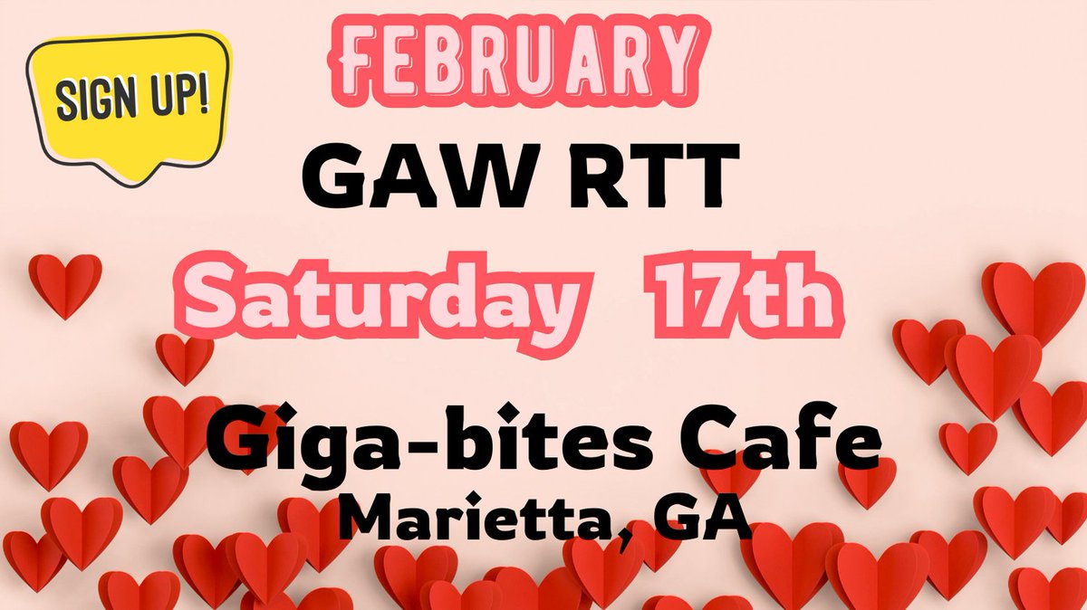 This Month:
"February GAW AoS"
Saturday, February 17th, RTT at the Giga-Bites Cafe in Marietta, GA.

Tickets &amp; player pack on BCP right now.
Link:  bestcoastpairings.com/event/TQ83Q8HK…

#warhammer #warhammeraos