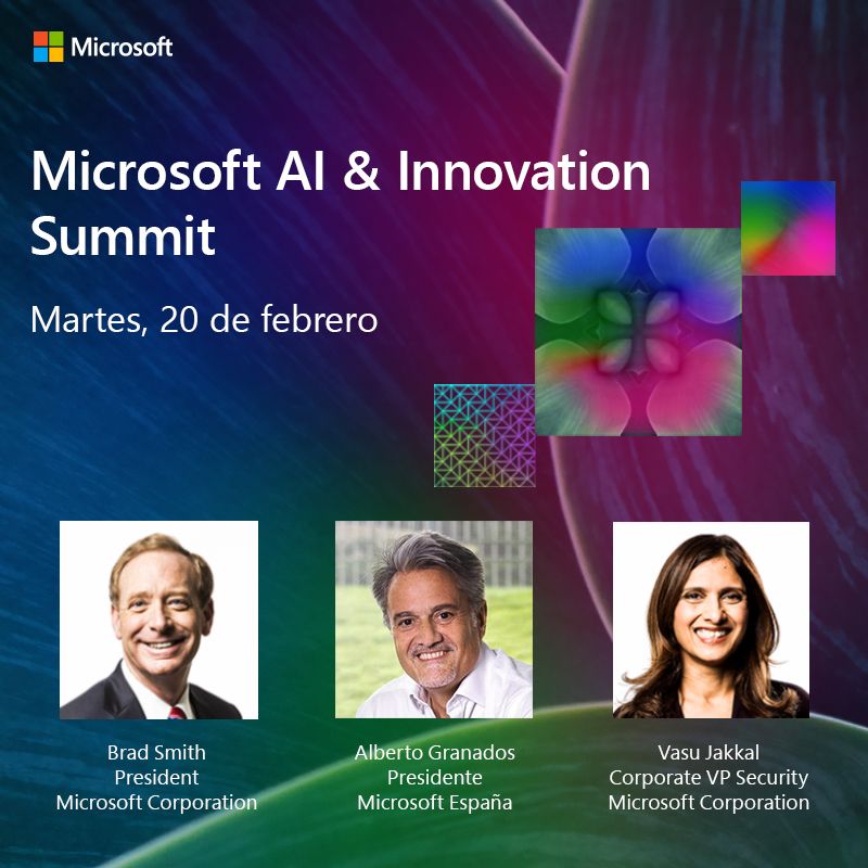 MicrosoftES's tweet photo. Acompáñanos el próximo 20 de febrero en Microsoft AI & Innovation Summit y conoce todo lo que la IA responsable y segura puede aportar a tu estrategia de negocio.
Regístrate aquí: https://t.co/QJ83aEecsz
#ReimaginaEspaña #IA #Seguridad #MicrosoftSummit https://t.co/ES8e0cfxTO