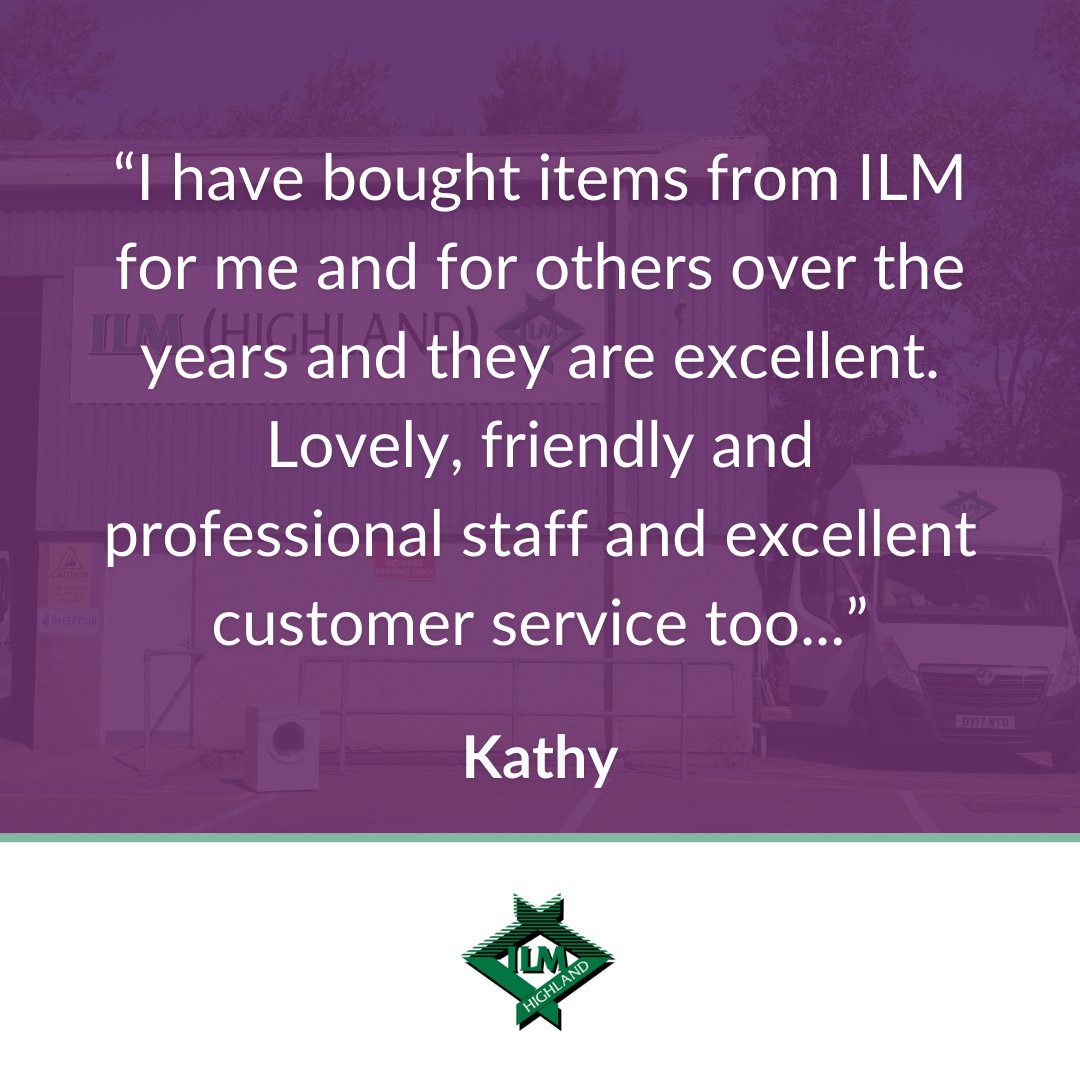 ILMHighland's tweet image. A big thank you to Kathy for the wonderful review! 

At ILM Highland, we take pride in our commitment to excellence and providing top-notch customer service. 

Your continued trust and support mean everything to us. #CustomerSatisfaction #ILMHighland

ilmhighland.co.uk/about-us/clien…