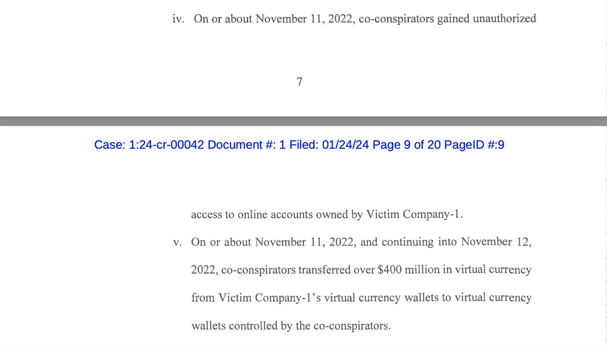 sunil_trades's tweet photo. $400m from FTX hack likely to be recovered eventually

Trio (Powell, Rohn and Hernandez) responsible charged by DOJ

Used SIM swaps to defraud 50+ victims between Mar 21 to Apr 23 including FTX hack