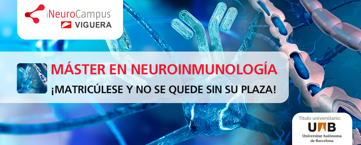 RevNeurol's tweet photo. 🚨¡Últimas plazas!
📖Máster en Neuroinmunología (título propio de la
@UABBarcelona)
🖥️ Completamente Online
🗓️ Inicio curso: 19 de febrero del 2024
🔗 Más info: https://t.co/QrUpj4Jz47
#iNeuroCampus #Neuroinmunología #máster #Cemcat #UAB https://t.co/H4Az445Vq8