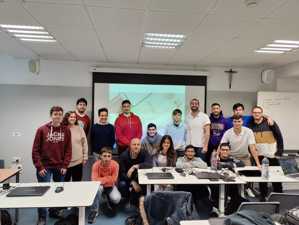 FESAC (@fesacsscc) on Twitter photo Hoy hemos tenido en 2º de DAM a <a href="/arevaju/">Juan Arevalo</a> , CEO de <a href="/RandbeeCo/">Randbee Consultants</a> , empresa especializada en ciencia de datos, IAs y GIS. Hoy hemos tenido en 2º de DAM a <a href="/arevaju/">Juan Arevalo</a> , CEO de <a href="/RandbeeCo/">Randbee Consultants</a> , empresa especializada en ciencia de datos, IAs y GIS.