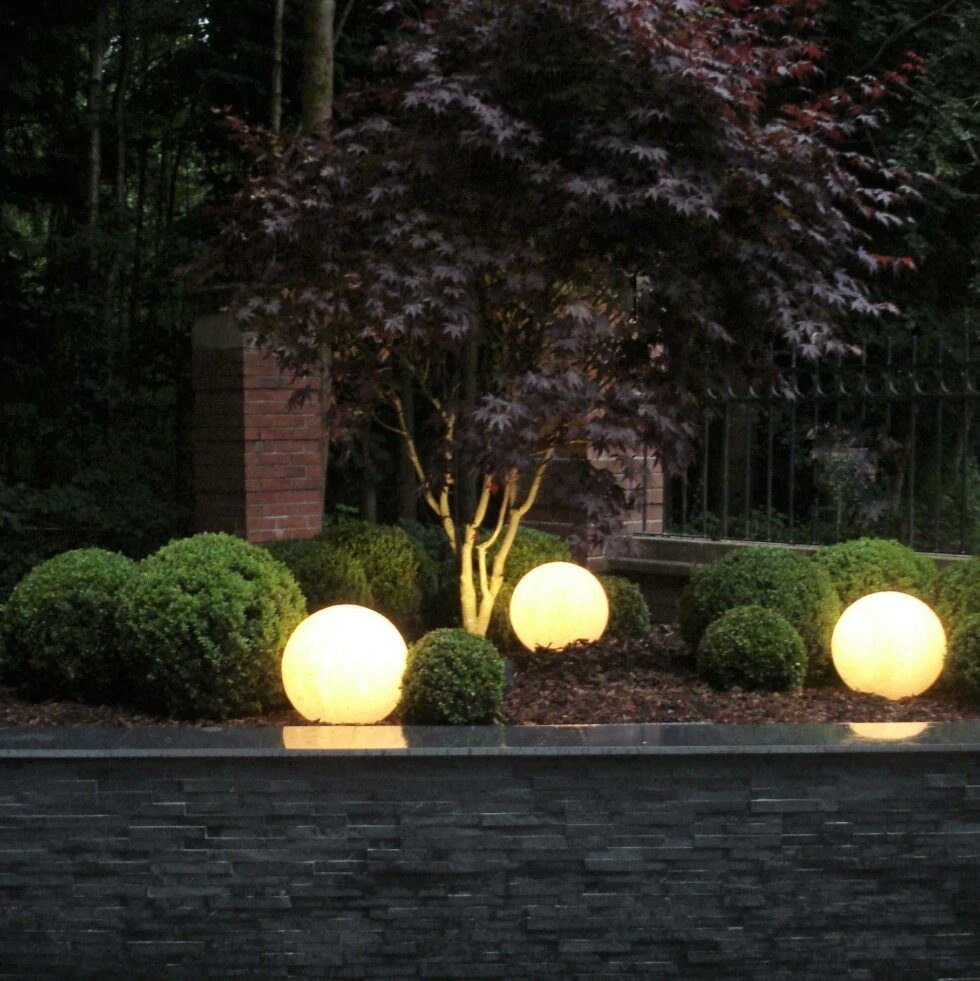 Stone cheap garden lights