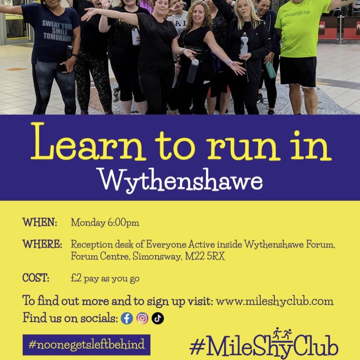 ForumCentre's tweet photo. Please note, the @MileShyClub beginner's walking group is not meeting here currently, but the running group meets each Monday evening 🏃 https://t.co/PRYErcNfvo