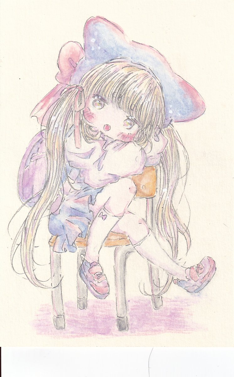 「こどもの事情。#イラスト #女の子 #ケモ耳 #ツインテールの日2024 」|けだまのイラスト