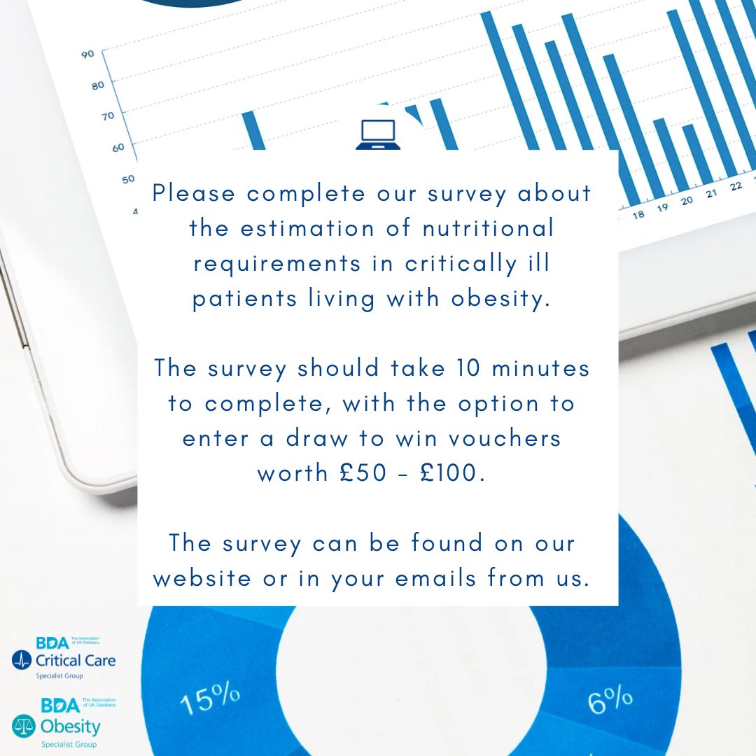 📣 CALLING ALL CRIT CARE DIETITIANS 📣 Please take 10 min to fill out our National Survey! 🙌🏻 Link here 👇 bda.uk.com/specialist-gro…