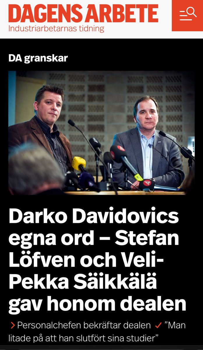 farnbo's tweet photo. Hur blev Darko Davidovic IF Metalls förbundsjurist - trots att han saknade utbildning och var ledig med lön utan att ta högskolepoäng? Läs och lyssna på hans egna ord här: https://t.co/H0zwRA5ETS https://t.co/QNLpnuj5WK