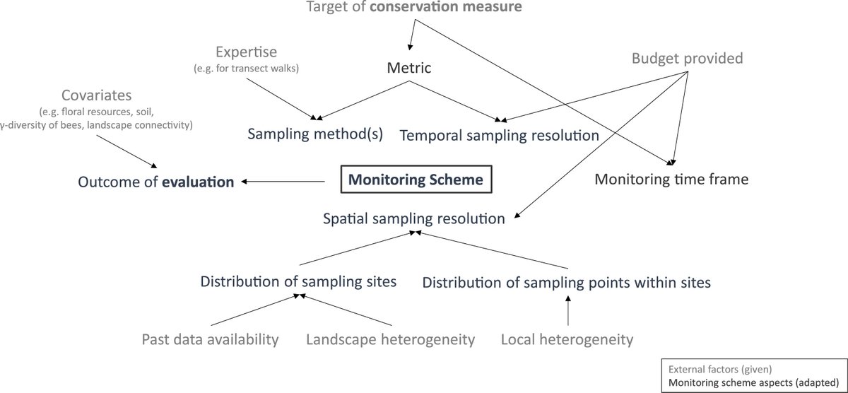 Our new position paper on traditional and new sampling and monitoring methods for wild bees, how best to design future bee monitoring programs and established monitoring programs in Germany as a model region.
<a href="/JKI_Bund/">Julius Kühn-Institut</a> @bmel <a href="/BfN_de/">BundesNaturschutzAmt</a> @BMUV 

doi.org/10.1016/j.baae…