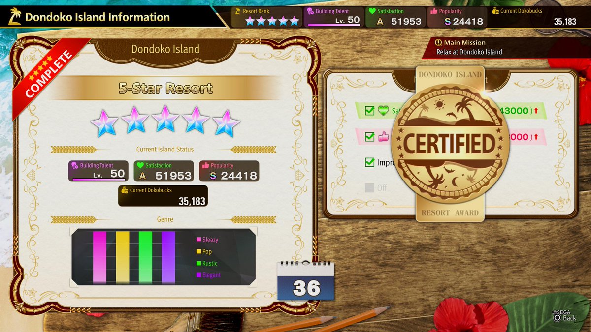 SlenderTech's tweet image. Story said something was going to take a couple of days... Ok, let me spend a straight month on this island after getting kidnapped by mascots and make this a 5* resort

Also, I somehow did it too fast and skipped upgrades/features?