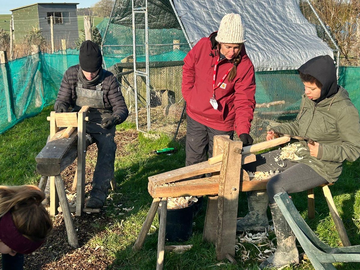South Brockwells Farm School providing hands on outdoor experience as the alternative curriculum centre grows and develops.