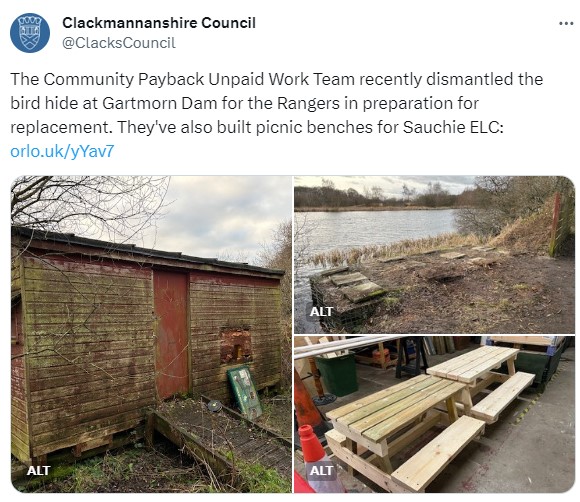 CommunityJusticeScot (@comjusscot) on Twitter photo It's #CommunityFirstFriday!๐ก We love seeing skilled projects completed by unpaid work teams <a href="/ClacksCouncil/">Clackmannanshire Council</a> <a href="/fcjusticesw/">Fife Council Justice Social Work</a> <a href="/moray_justice/">Moray Justice Social Work Service</a> <a href="/sahscp/">South Ayrshire Health and Social Care Partnership</a> ๐ค๏ธAs the light returns there'll be more opportunities for outdoor projects like these. Why not share yours using #CommunityFirstFriday? It's #CommunityFirstFriday!๐ก We love seeing skilled projects completed by unpaid work teams <a href="/ClacksCouncil/">Clackmannanshire Council</a> <a href="/fcjusticesw/">Fife Council Justice Social Work</a> <a href="/moray_justice/">Moray Justice Social Work Service</a> <a href="/sahscp/">South Ayrshire Health and Social Care Partnership</a> ๐ค๏ธAs the light returns there'll be more opportunities for outdoor projects like these. Why not share yours using #CommunityFirstFriday?