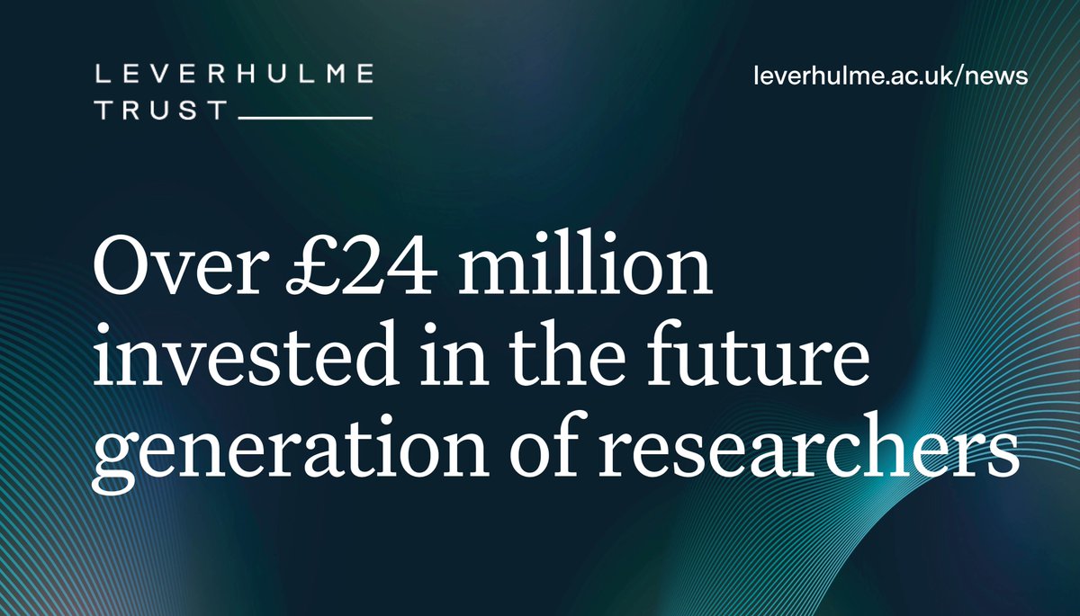 We are proud to announce the winners of the 2023 round of Leverhulme Doctoral Scholarships. Congratulations to the eleven new Leverhulme Doctoral Scholarship Programmes that secured funding for up to 18 scholars: leverhulme.ac.uk/news/2023LDS

 <a href="/CTS_Surrey/">CTS Surrey</a> <a href="/Uni_of_Essex/">University of Essex</a> <a href="/RoehamptonUni/">Uni of Roehampton</a>