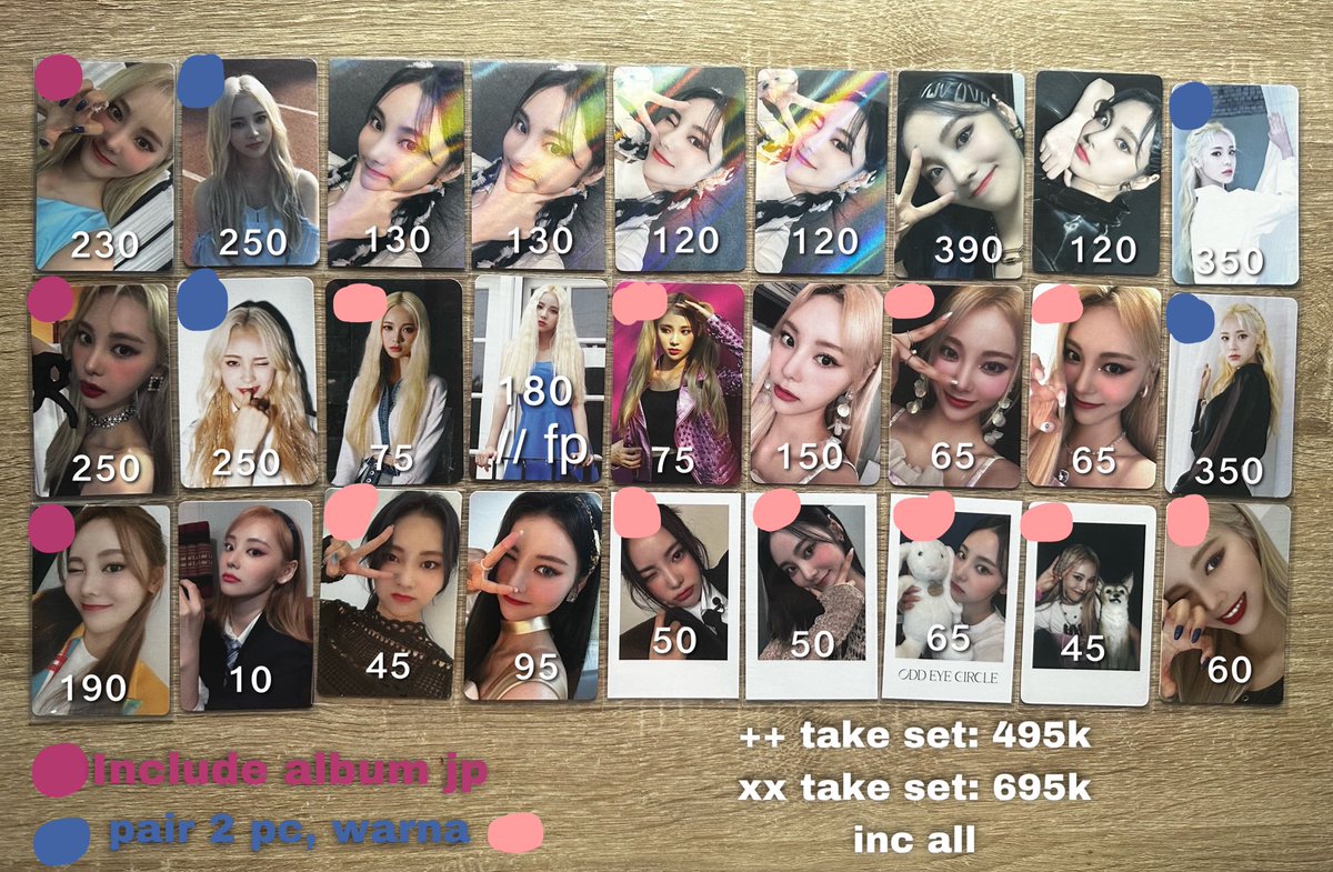 ✦ 𓂋 WTS/LFB/Clearance sell✦ 

📓 ✮⋆˙ HELP RT WOULD BE APPRECIATE !!

want to sell Jinsoul loona photocard

𐙚 Keep Event
𐙚 shipping by shopee, Fullpay/Splitpay
𐙚 Bandung INA🇮🇩

t: want to sell loona wts loona wts Jinsoul #pasarloona #ตลาดนัดloona 이달의소녀 양도 포토카드