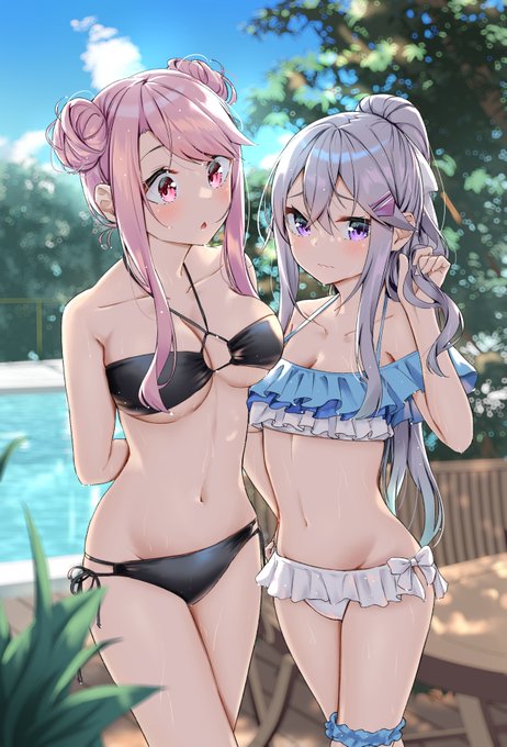 寒い時期はやはり水着 