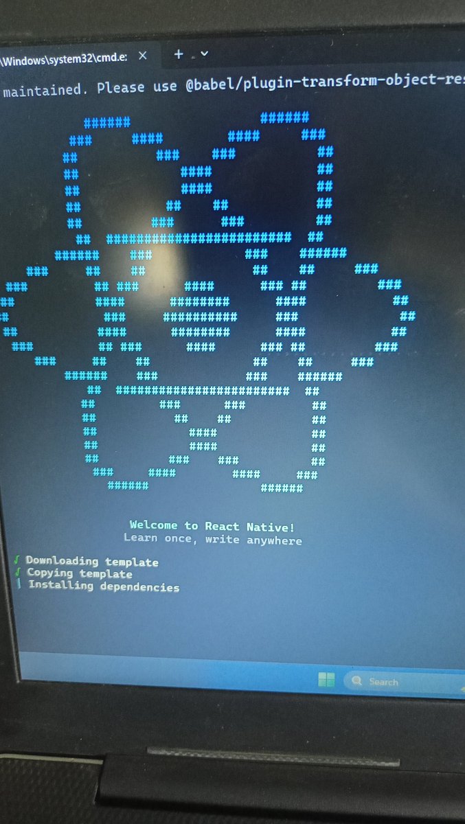 Dipak732002's tweet image. Shifting my working technology...

And great welcome by #React_Native