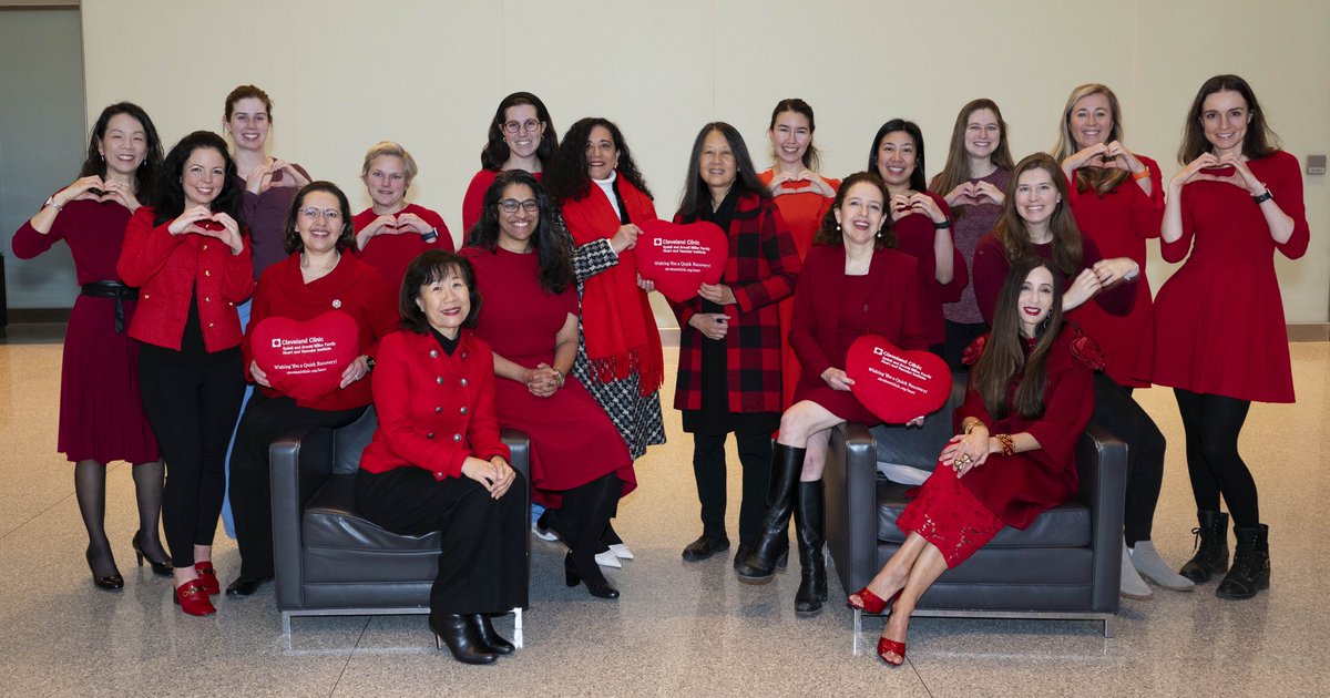 Happy #GoRedforWomen Day! Today, @ClevelandClinic is featuring heart health tips from our #fearless women physicians in HVTI ❤️ #LoveYourHeart 🫶