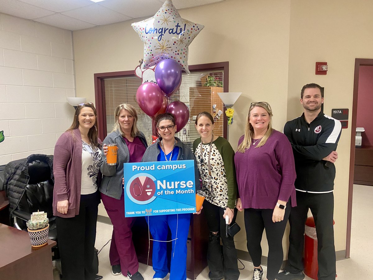 Congrats to our February Nurses of the Month, <a href="/MagnoliaHighTX/">Magnolia High School</a>  Nurse, Lauren Lee &amp; Clinic Aid, Laurie Stebleton! Thank you for your dedication, compassion, &amp; commitment to caring for the staff &amp; students at MISD. And thank you to Whataburger for making this recognition possible.
