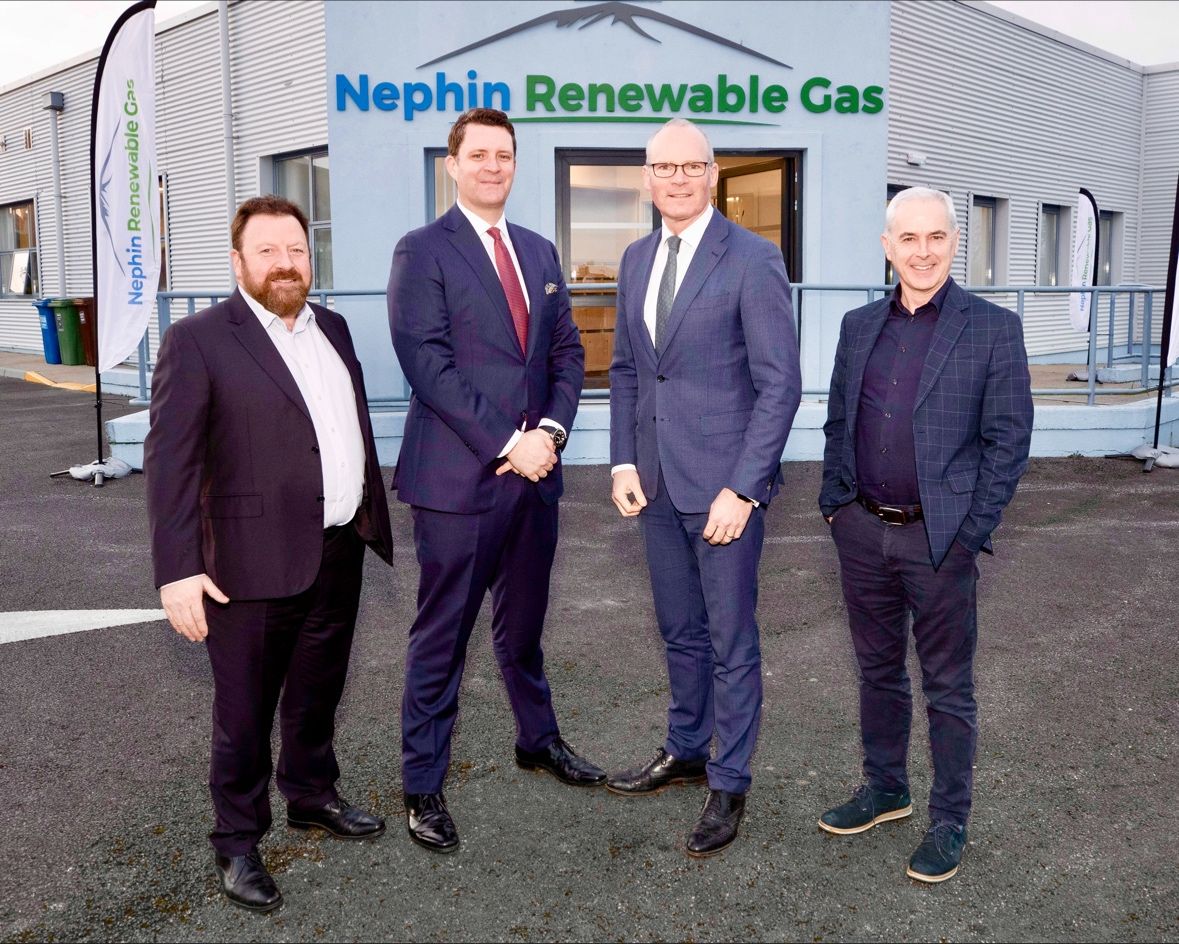 Our CEO, Cathal Marley was in attendance with Tom O'Brien, Managing Director of Nephin Energy and Minister for Enterprise, Trade and Employment, Simon Coveney for the launch of Nephin Renewable Gases's new offices in Tipperary Town.

#Biomethane #RenewableGas