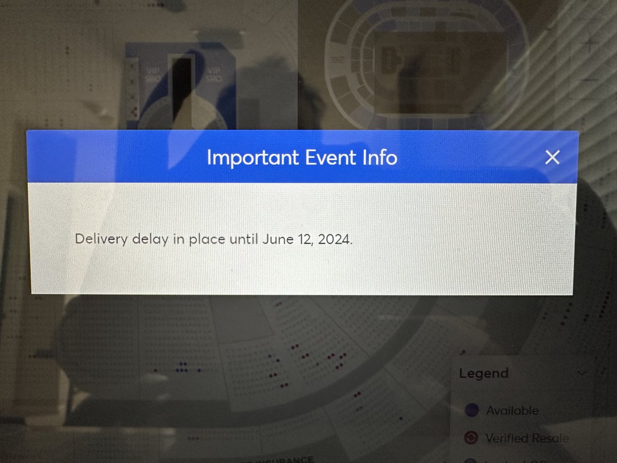 ⁦<a href="/Ticketmaster/">Ticketmaster</a>⁩ if delivery of the tickets is delayed till 6/12, why so many posted by resellers?